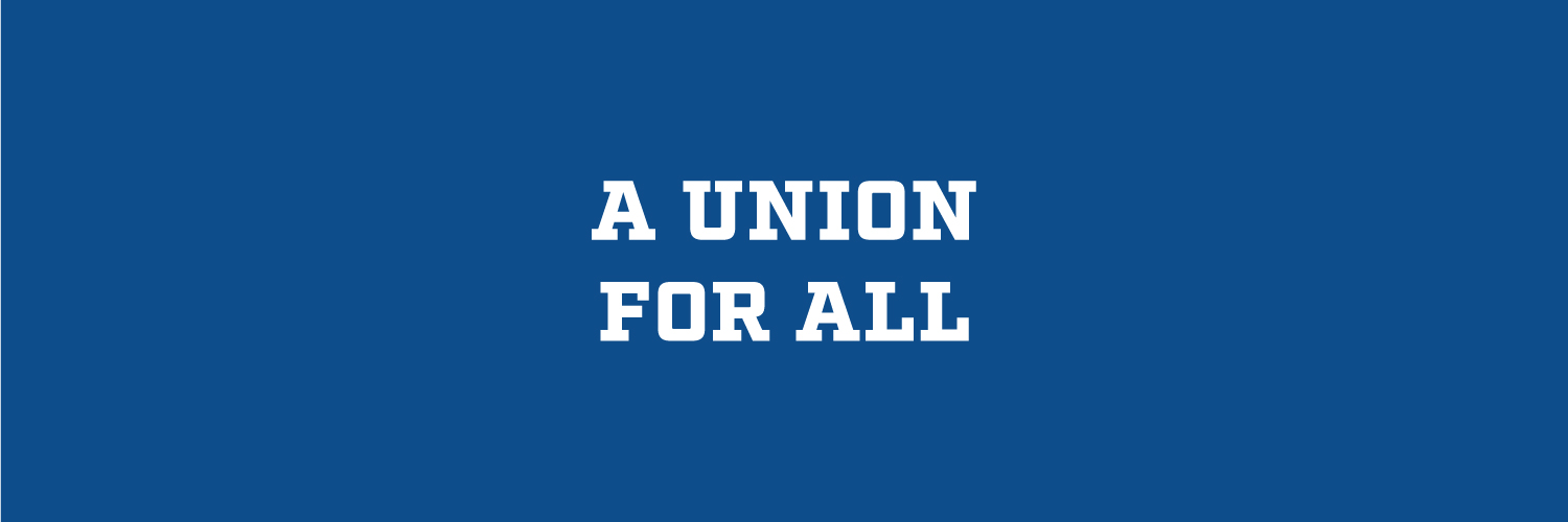 IAM Union's banner