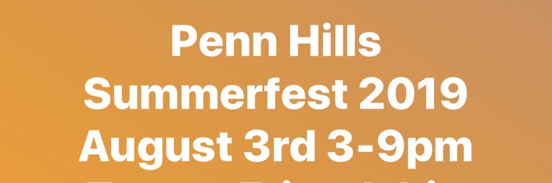 PennHills Summerfest banner