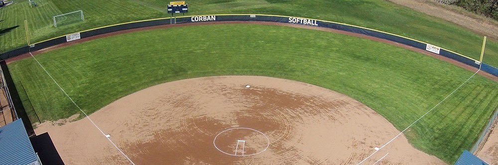 Corban Softball banner