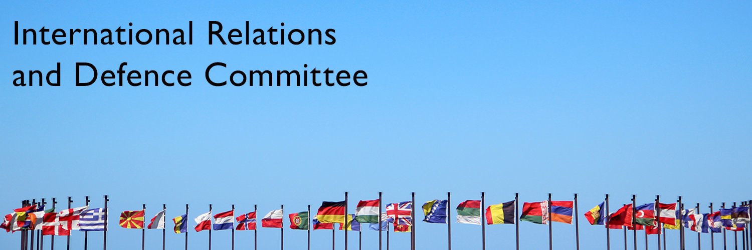 Lords International Relations & Defence Committee banner