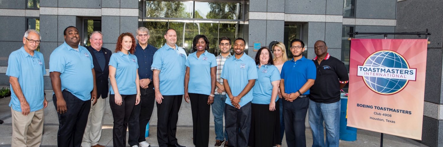 Boeing Toastmasters banner