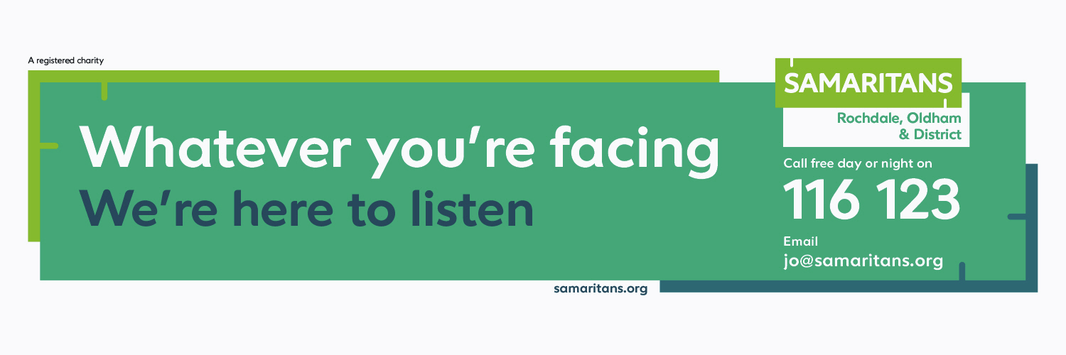 Rochdale Samaritans banner