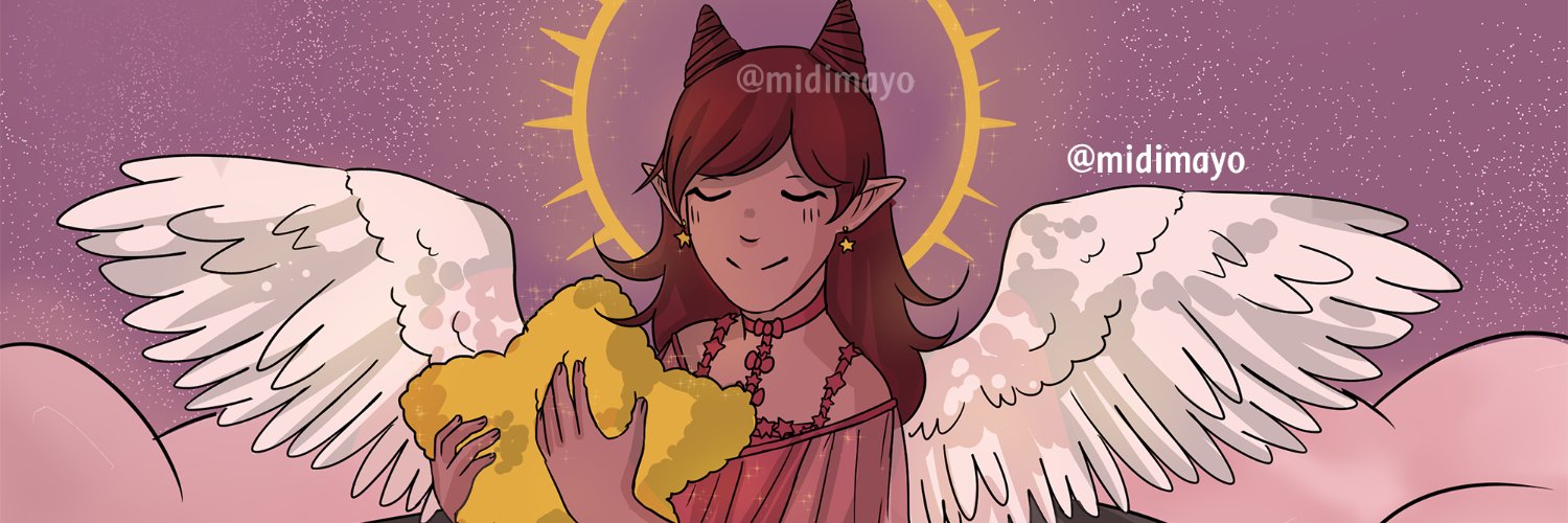 Midi! 🍓 Illustrator + Vtuber! banner