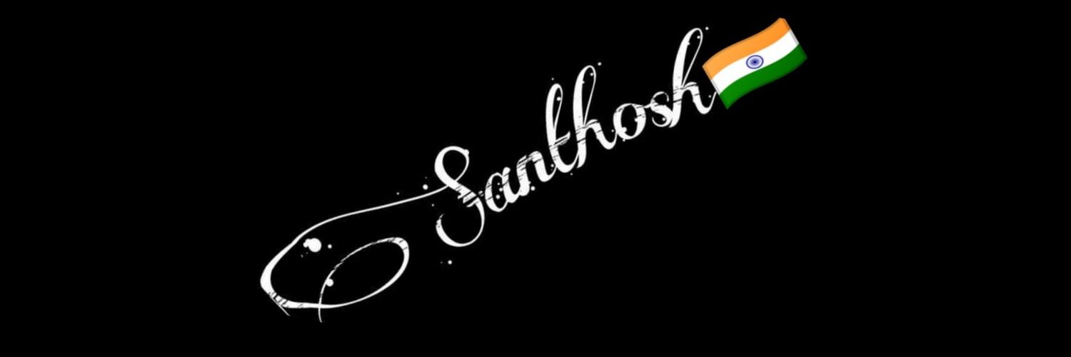 thesanthoshB's profile banner image
