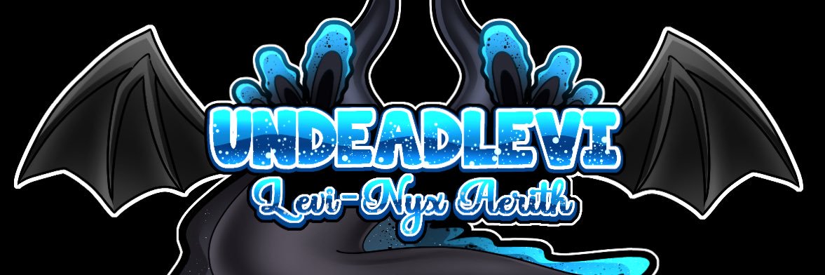 Levi | Axolotl VTuber 🩵 banner