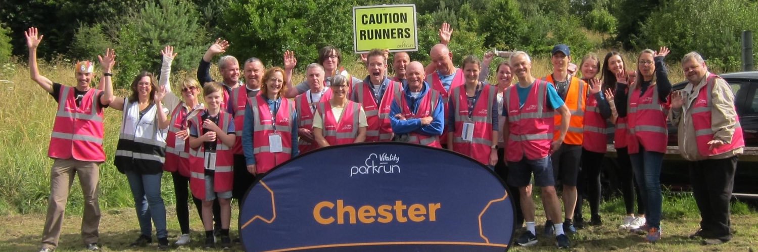 Chester parkrun banner