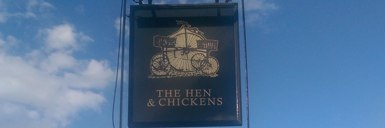 The Hen and Chickens banner