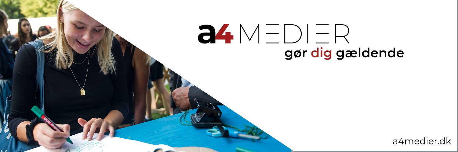 A4 Medier banner