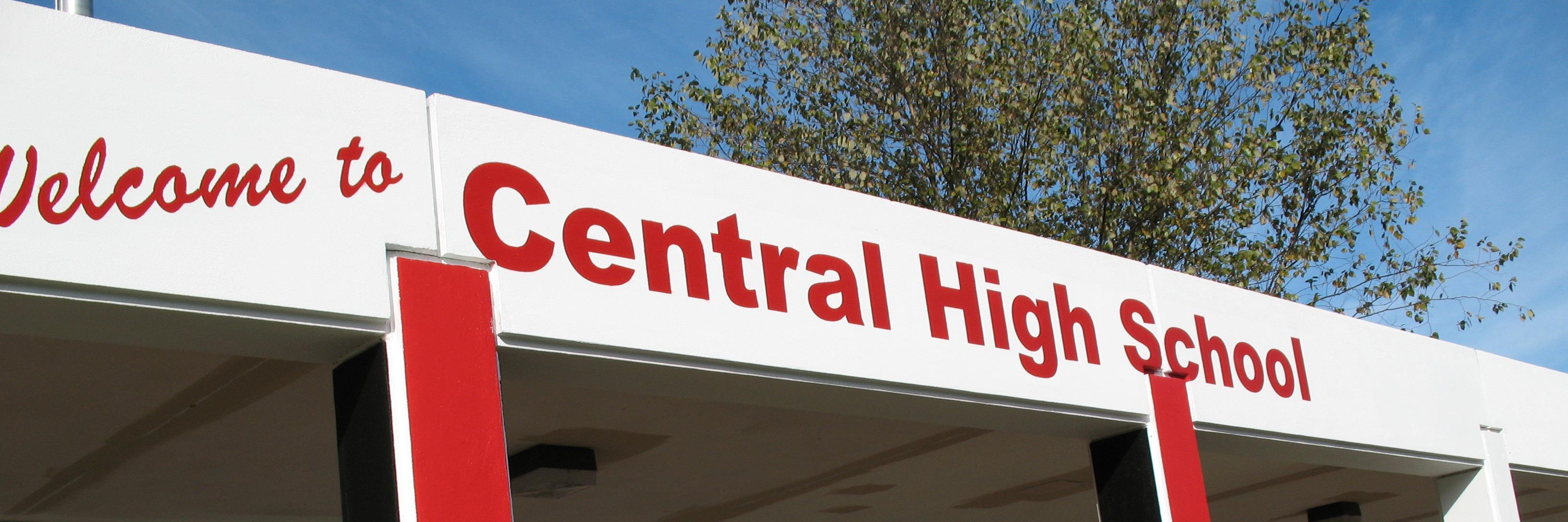Central High School banner