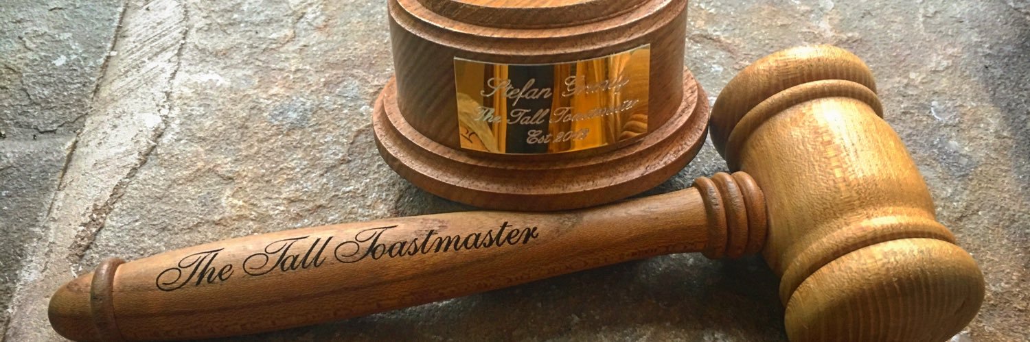 The Tall Toastmaster banner