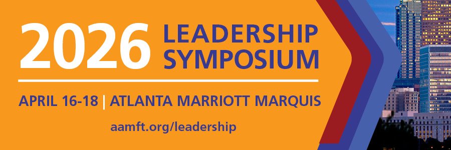 American Association for Marriage & Family Therapy banner