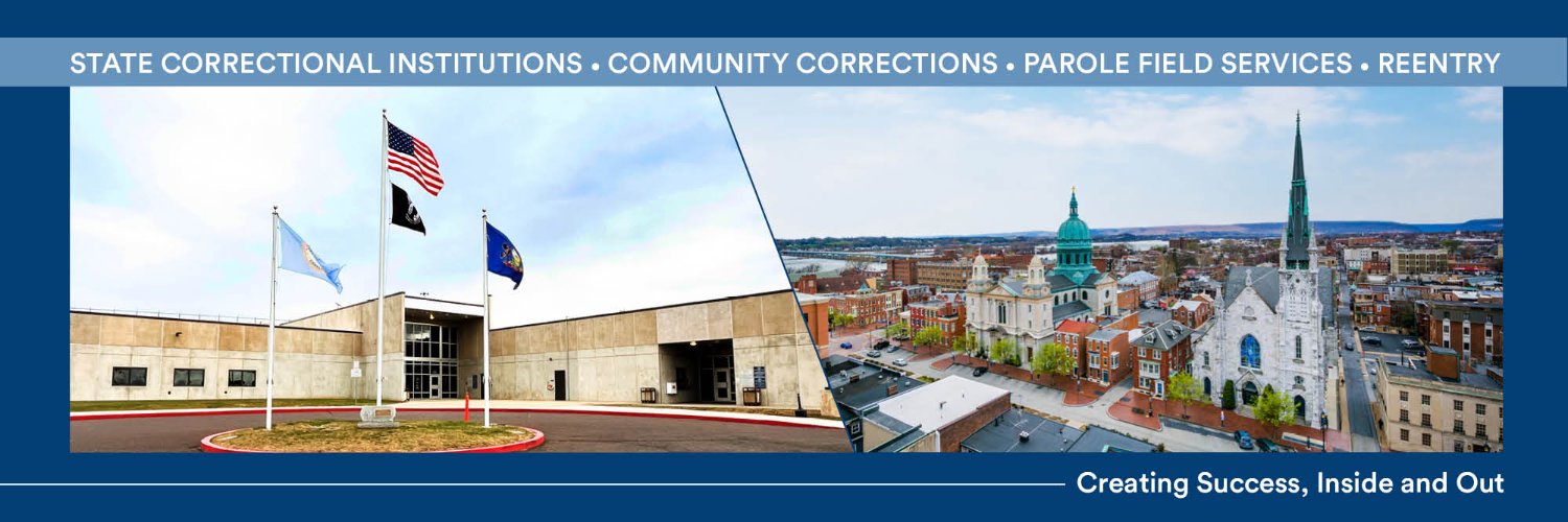 PA Department of Corrections banner