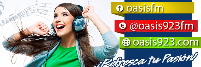 Oasis 92.3 FM banner