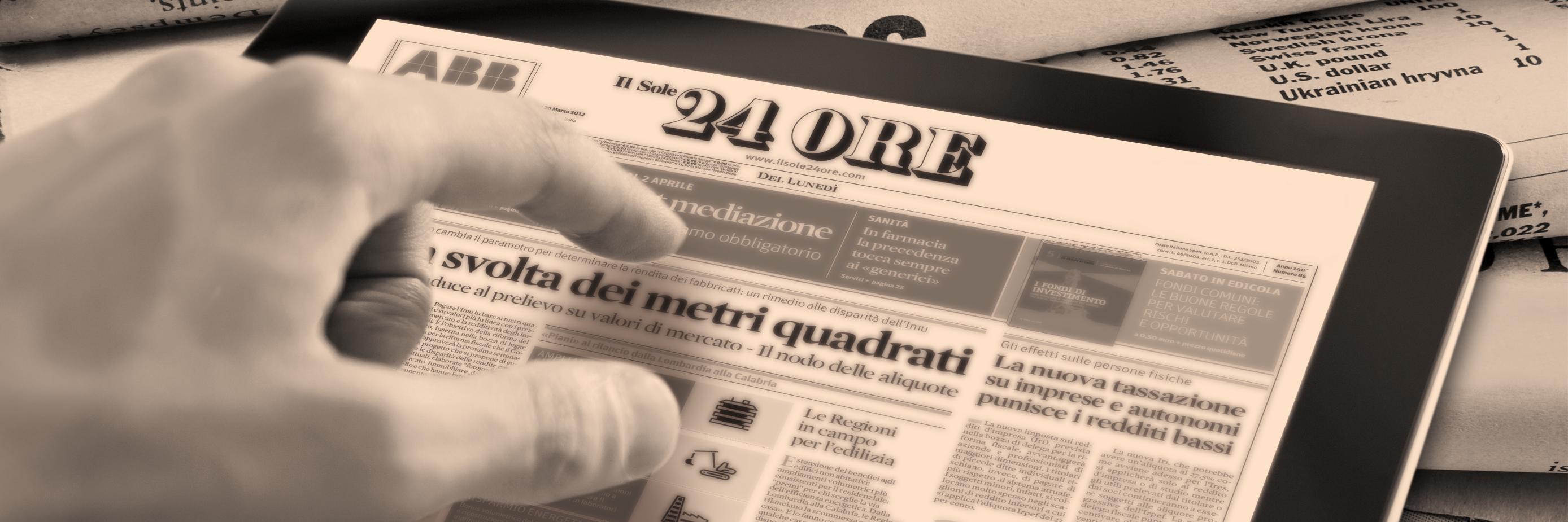 Il backstage al Sole banner