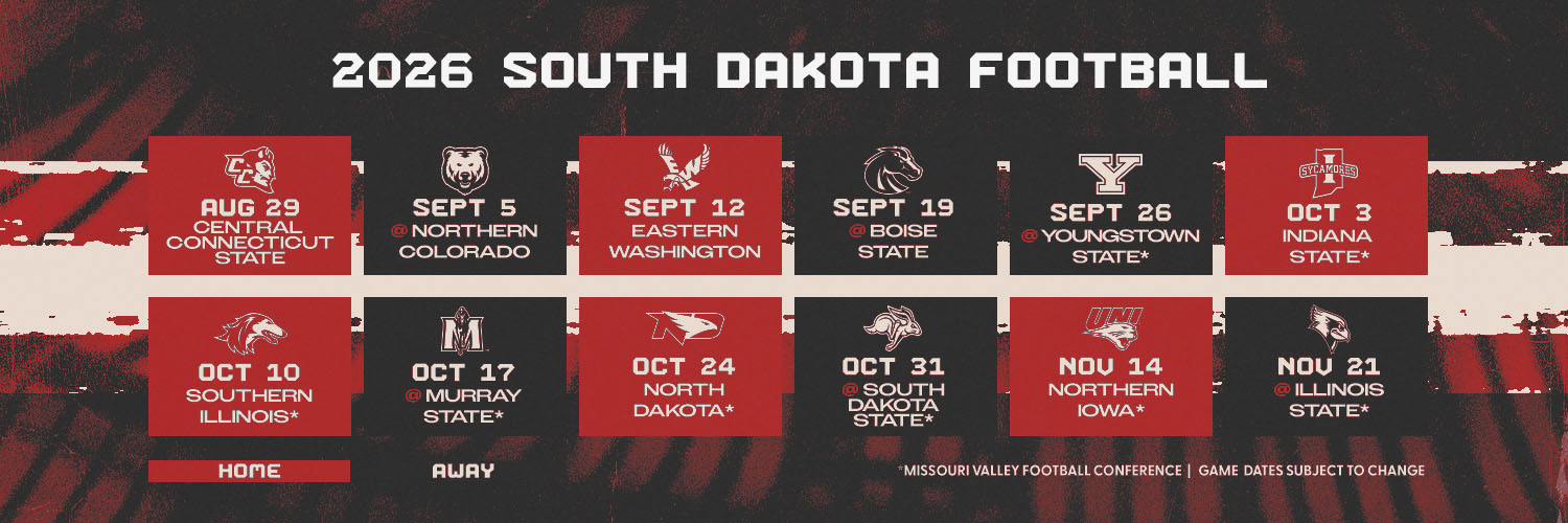 South Dakota Football banner