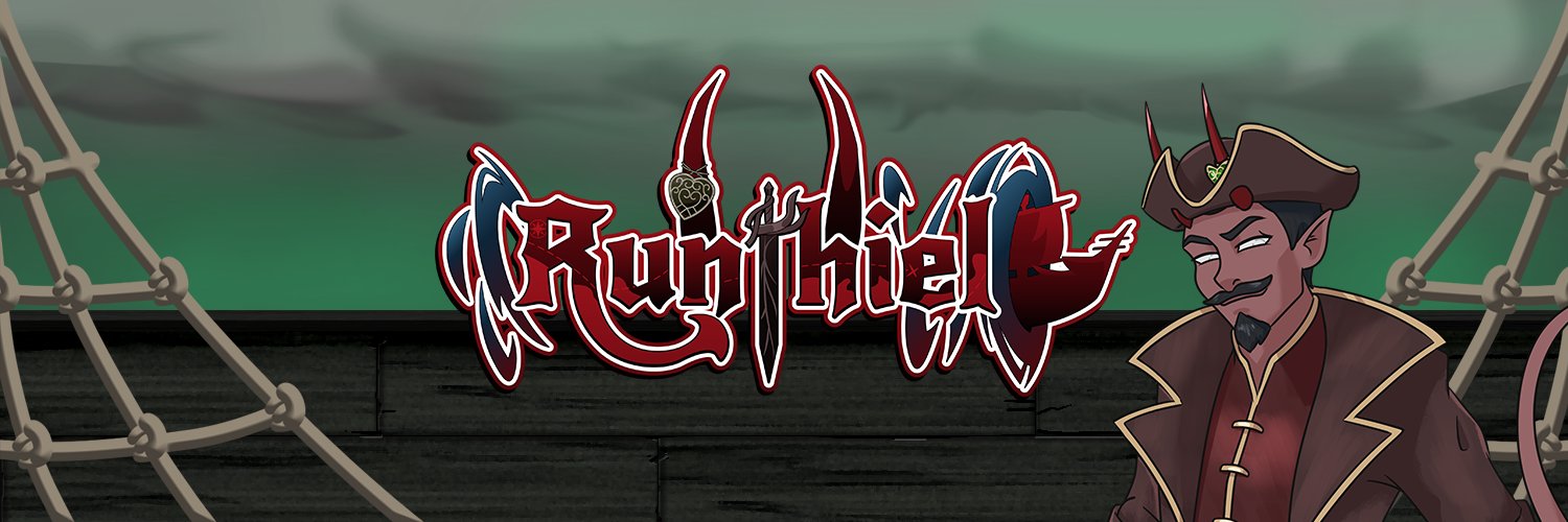 Captain Runthiel || Pirate Tiefling banner