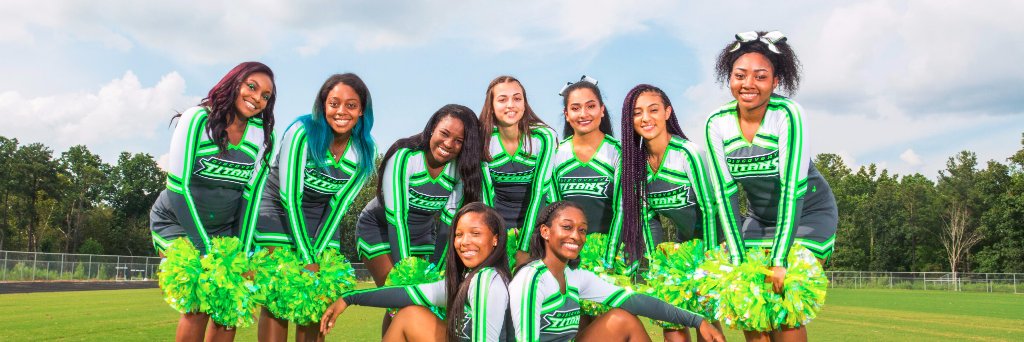 Titans Cheer banner