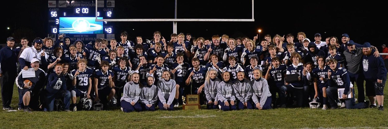 Carey Blue Devils FB banner
