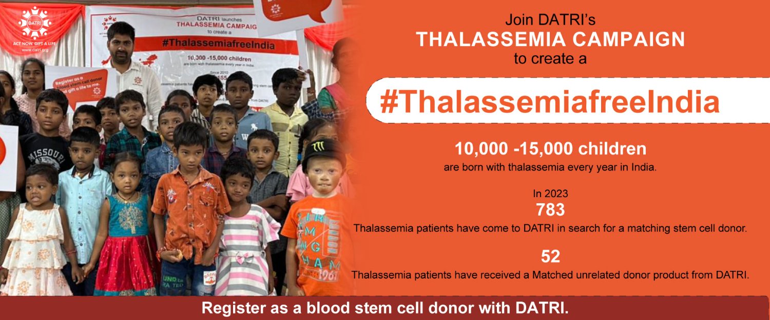 DATRI Blood Stem Cell Donors Registry banner