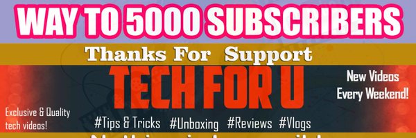 TECHFORU007 Profile Banner