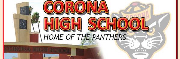 Corona High School banner