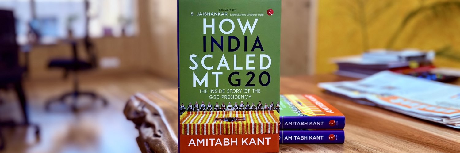 Amitabh Kant's banner