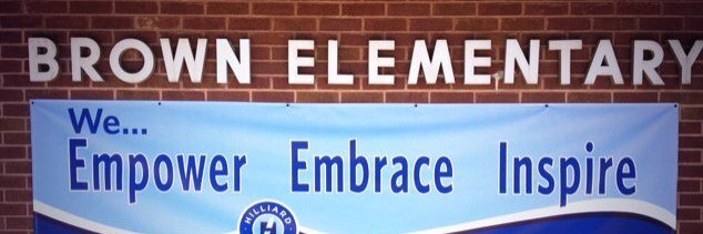Brown Elementary PTO banner
