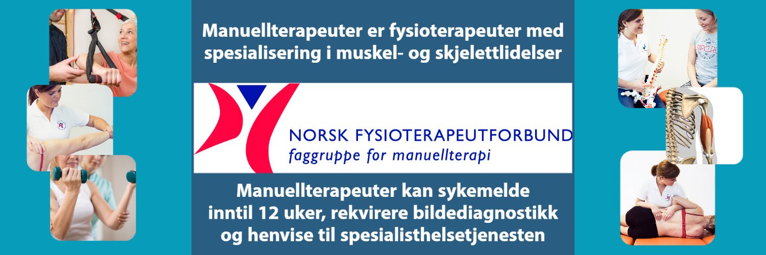 Faggruppen for manuellterapi banner