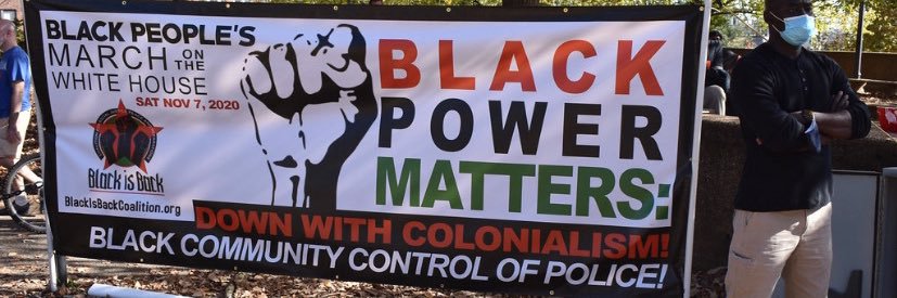Black is Back Coalition (BIBC) banner