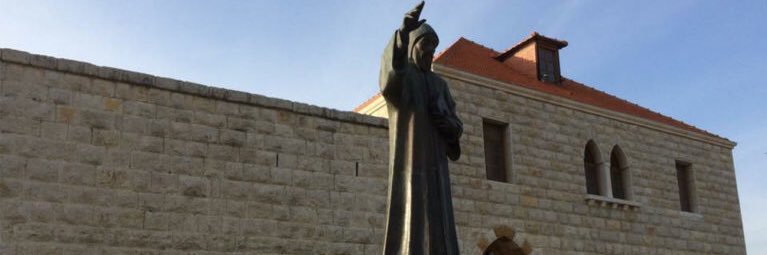 Saint Charbel's banner