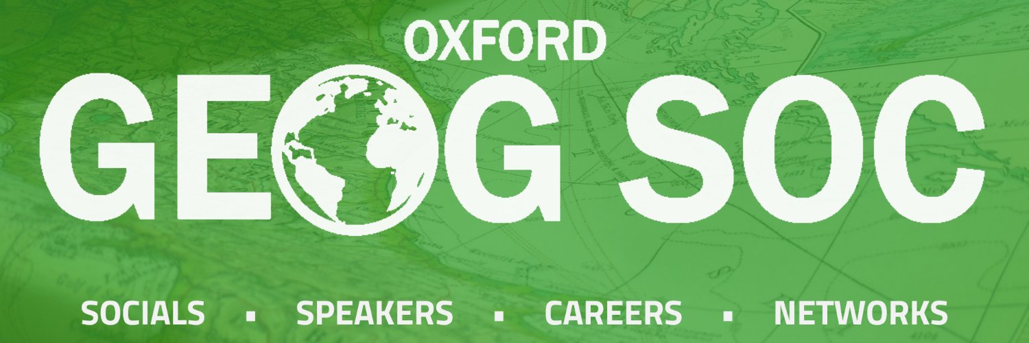 Oxford Geography Society banner
