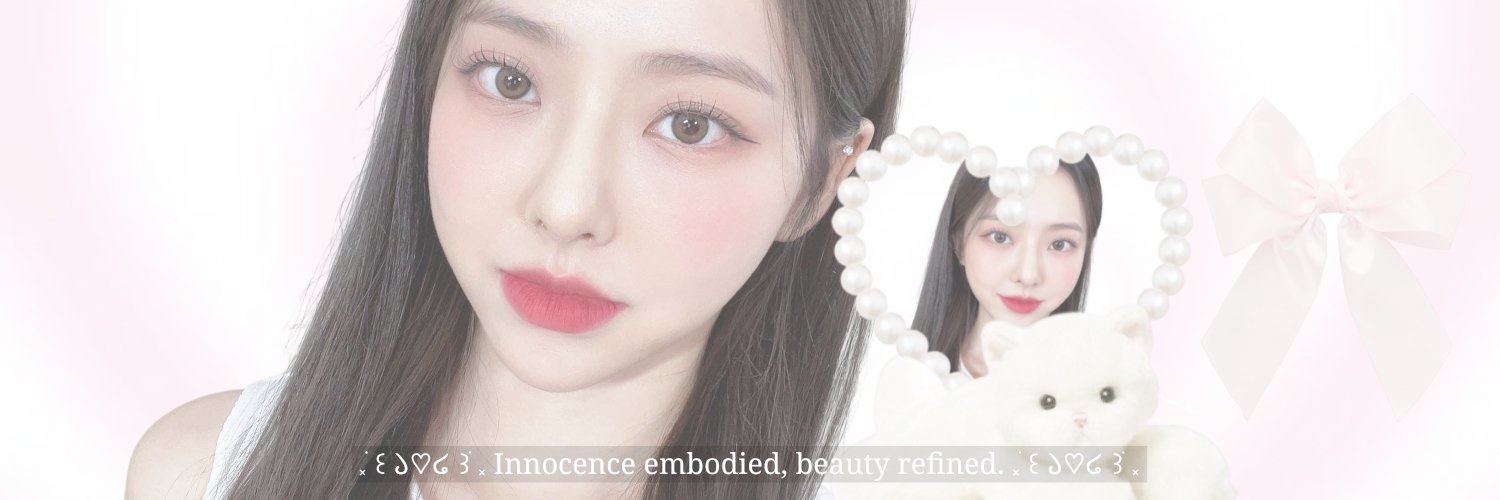 ⸙ 󠁐我: 매력적인 미소를 지닌 예쁜 소녀, คาวาอิ. ؛ ଓ *·˚ banner