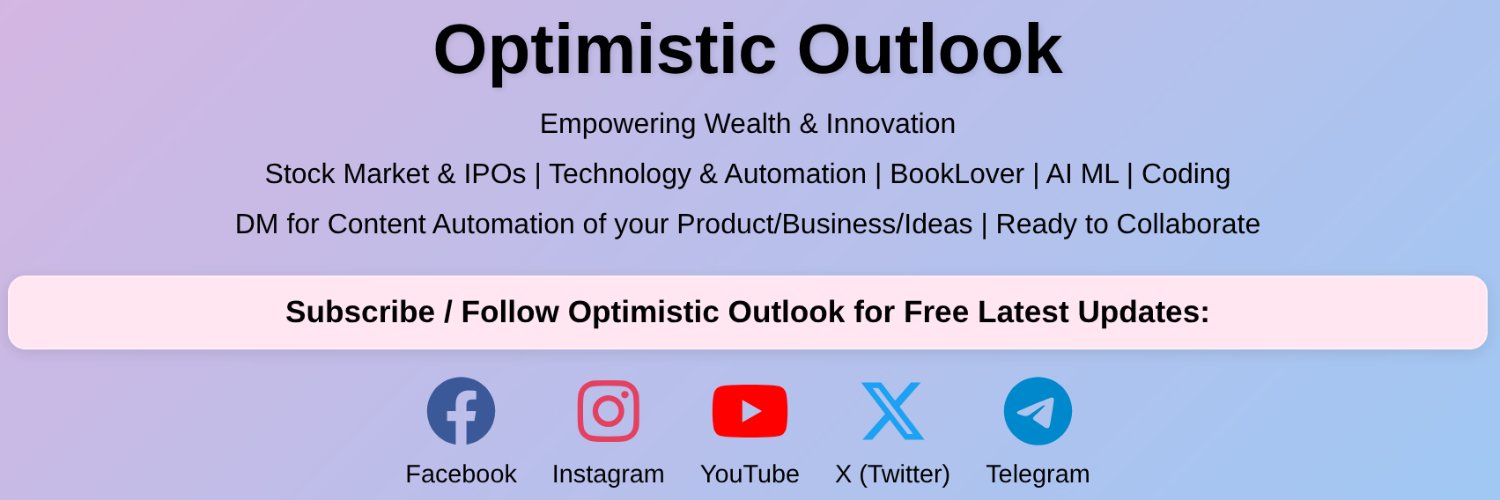 Optimistic Outlook banner