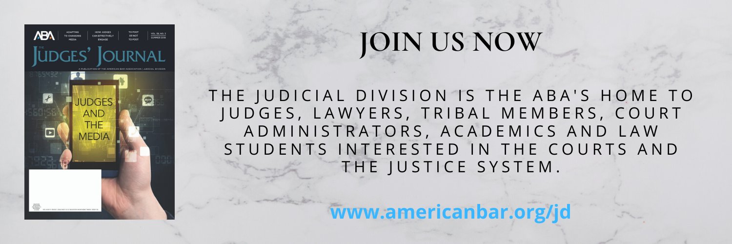 ABA Judicial Division banner