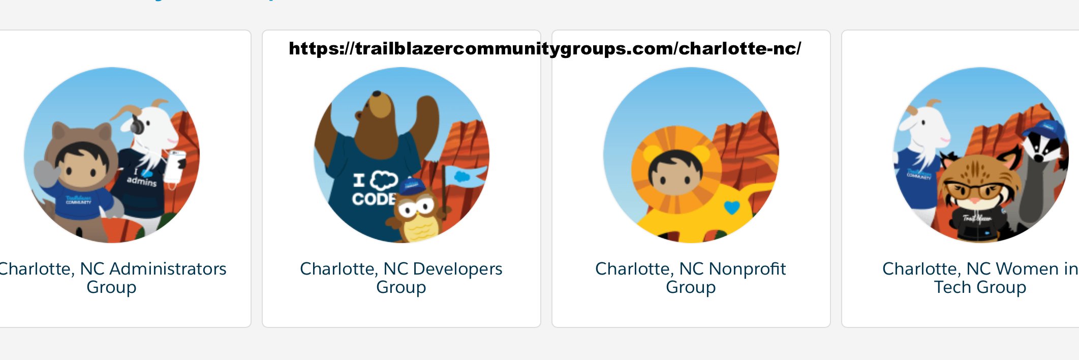 CLT SF User Groups banner