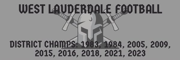West Lauderdale Football Profile Banner