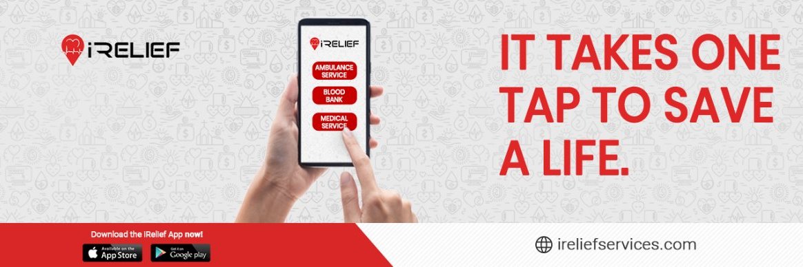 iRelief Services banner