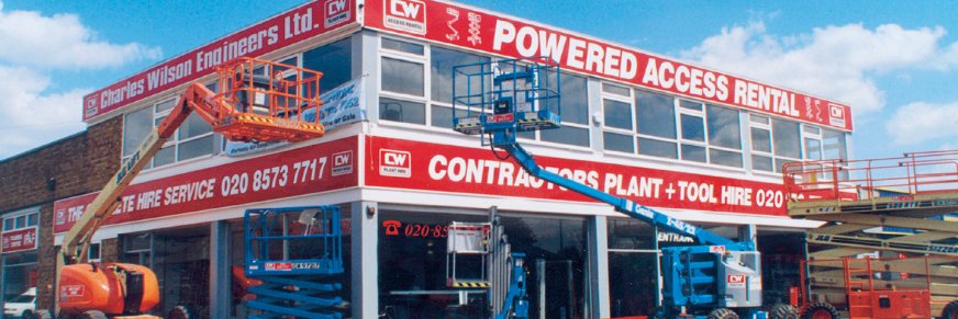 CW Plant Hire banner