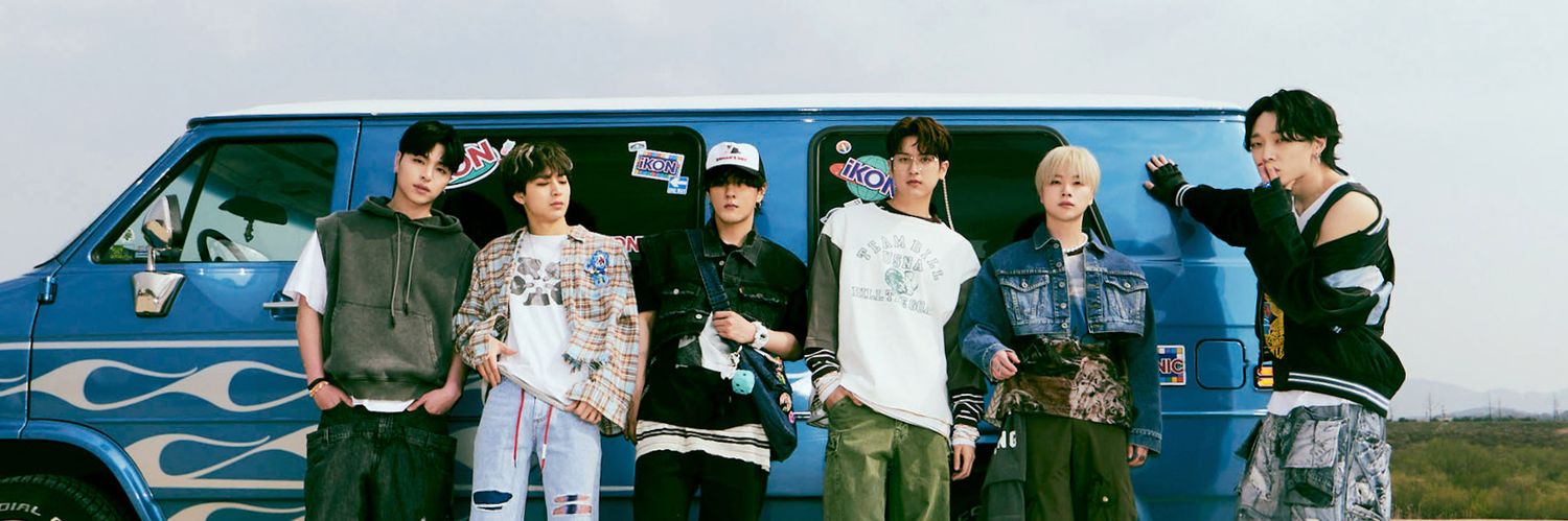 cha 💙❤️ // JAY 207 💚🩷 iKON 10th Anniv banner