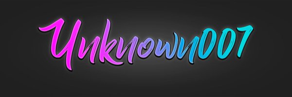 007XUnknown Profile Banner