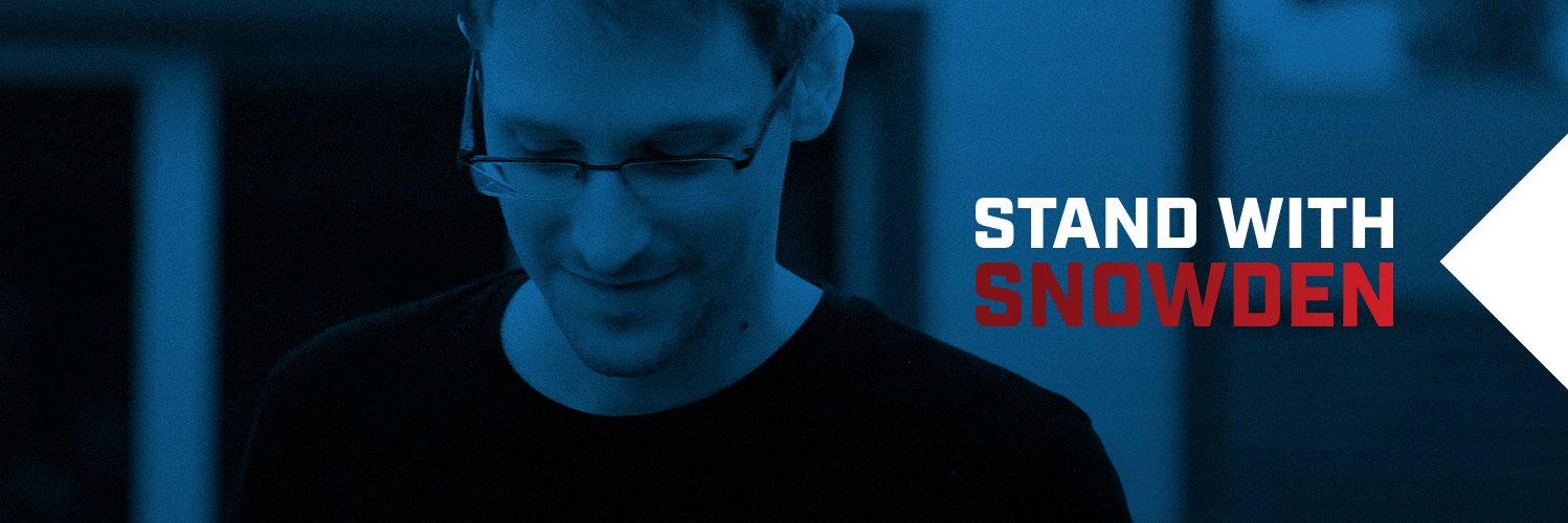 Stand With Snowden banner