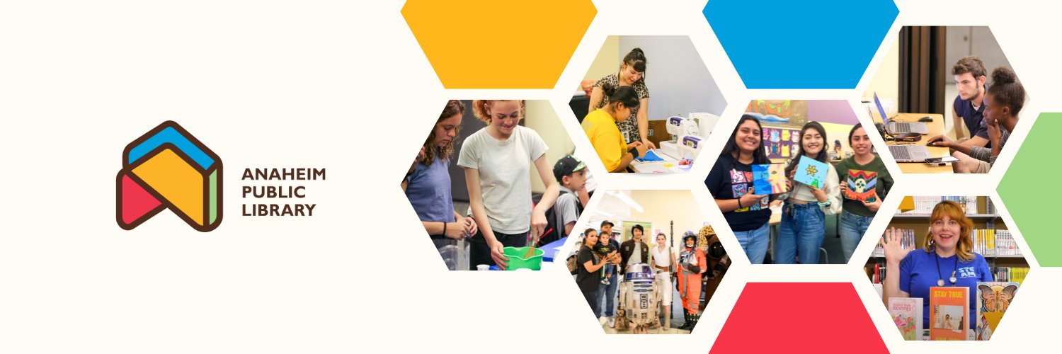 Anaheim Public Library banner