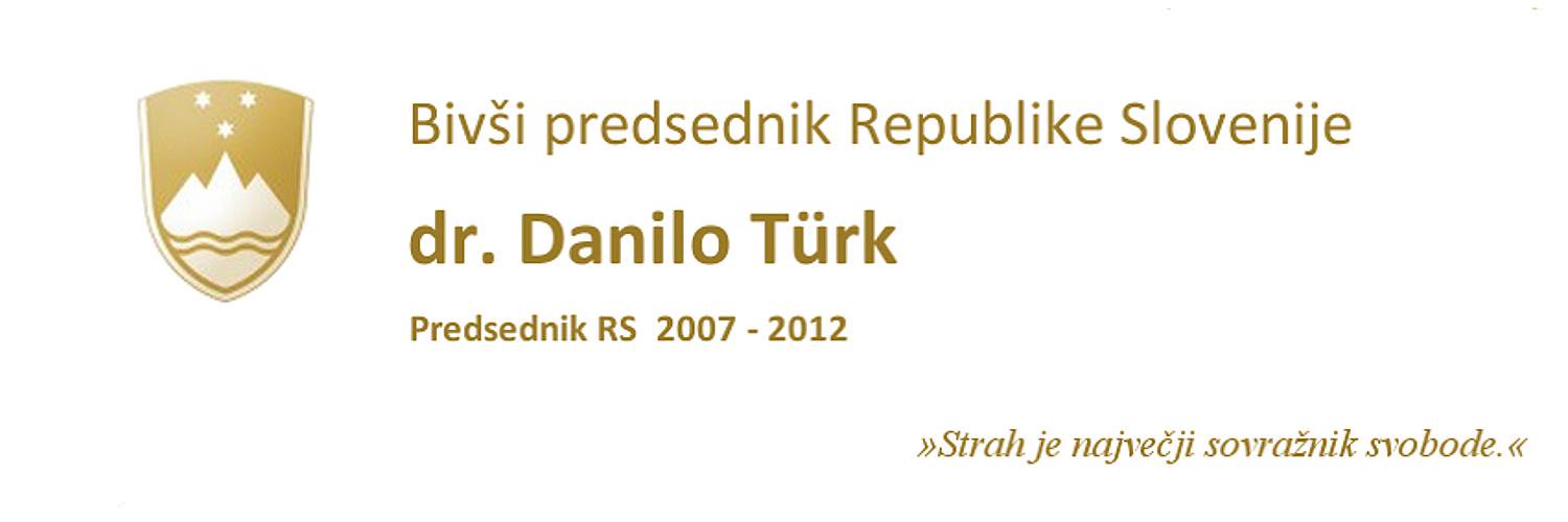 Danilo Türk banner