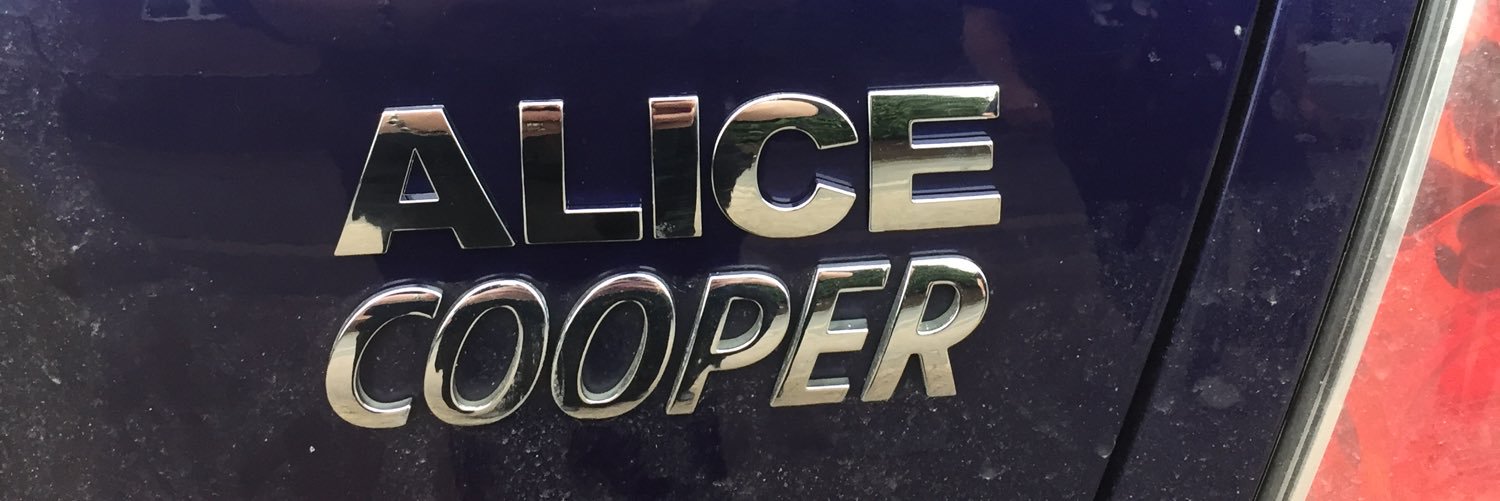 Alice 'mini' Cooper banner
