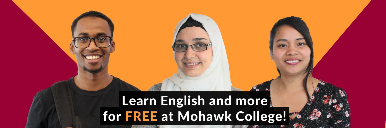 New to Canada - FREE Programs at Mohawk College banner