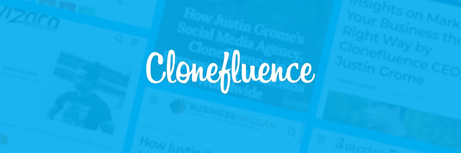 Clonefluence banner