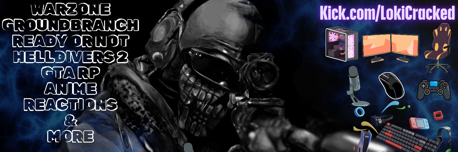 LokiCracked (KickStreamer) banner
