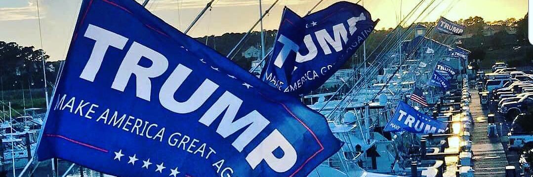 Lara Trump's banner