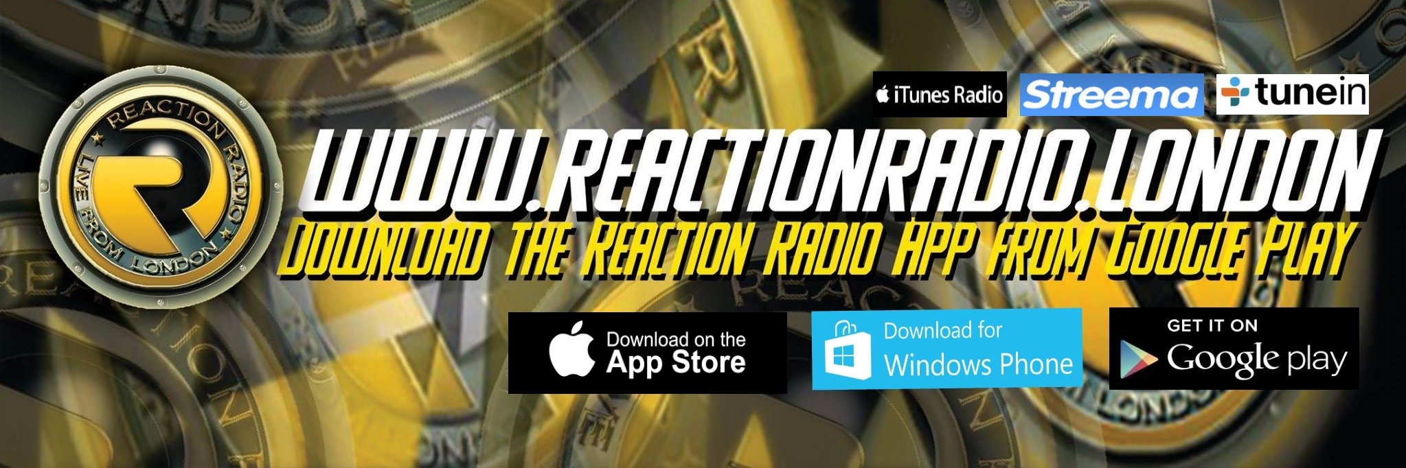 REACTION RADIO banner