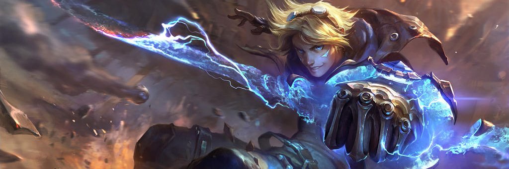 Twitter banner for @Ezreal